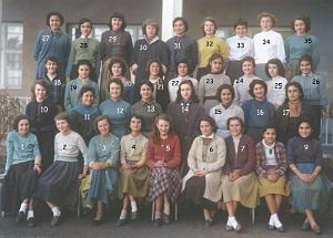 COLLEGE MODERNE DE JEUNES FILLES 1955 4 EME 6